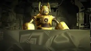 Create this unique 3D robotic video intro