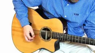 Taylor GT-6 6-string Baritone Acoustic/Electric Guitar Review