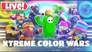 (LIVE) FALL GUYS CUSTOM SHOWS AND EXTREME COLOR WARS WITH VIEWERS!