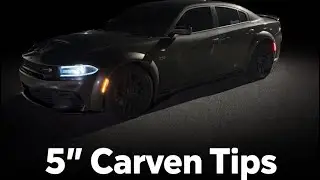 Installing 5” inch Carven Tips on my Widebody Scatpack (Tutorial) 