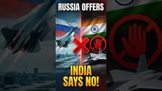 India Rejects Russia's Su-57 Offer! | Defence Strategy #shorts