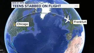 Man charged with allegedly stabbing 2 teens with fork on flight from Chicago to Germany, DOJ says