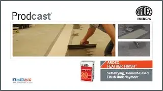 ARDEX FEATHER FINISH&reg; Самовысыхающая финишная подложка на цементной основе - Prodcast&reg;