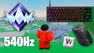 Fortblox Satisfying Keyboard ASMR 😴 Solo Unreal INTENSE W-Key Ranked Gameplay 🏆 360 FPS 4K