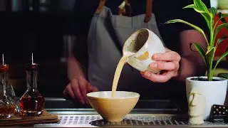 White Tiger's Milk - Creamy Cacha&ccedil;a & Calvados Cocktail | Delightful Drinks