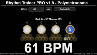 61 BPM  Septuplets