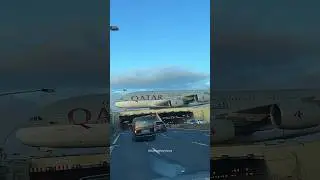 Qatar Airways A380 From M5 #sydney #qatarairways #a380 #australia #shorts #planespotting