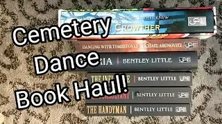 Unboxing a Cemetery Dance Book Haul - Bentley Little, Peter Crowther, Michael Aronovitz Collections