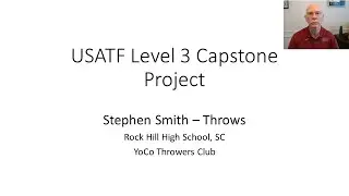USATF Level 3 Capstone Summary (Smith-Throws)