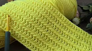 ☆Beautiful Crochet Stitch ⚡️for Babyblanket, the easiest and fasfest Crochet Pattern for beginners 