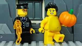 Lego Fat Man Prison Break Fail - Stop Motion Animation