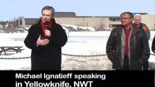 #NWT #yzf #elxn41 #cdnpoli #LPC Michael Ignatieff public event in Yellowknife