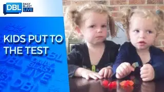 Twins Adorably Fail Fruit Snack Challenge