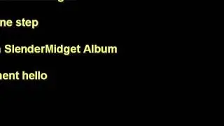 one step Can't Stop from SlenderMidget Album out! it is not copying the song