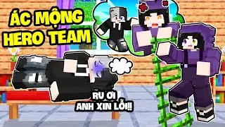 Noob Ruby ENTERS THE NIGHTMARE OF HERO TEAM MEMBERS IN MINECRAFT!