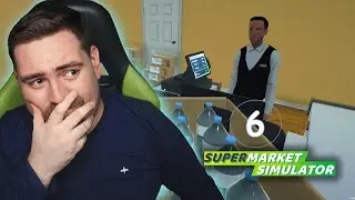 Ele não deve GOSTAR de trabalhar AQUI! │Supermarket Simulator│ EP: 06