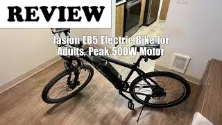 Jasion EB5 Electric Bike Review: 500W Motor, 40 Miles Range, 20MPH (2025)
