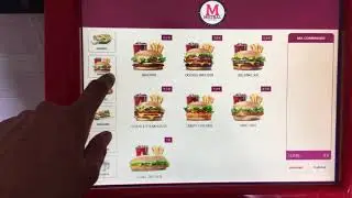 Demo Borne Tactile restaurant Fast Food sur mesure