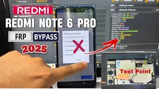Redmi Note 6pro Frp Bypass | Google account Unlock Note 6 pro with Unlock tool 2025 update