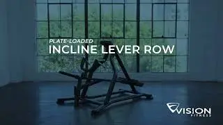 Vision Fitness Incline Lever Row - Plate Loaded