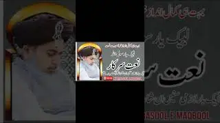 NAAT E SARKAR KI PARTA HU ME BEAUTIFUL NAAT| BY MUAAZ | #tlp #subscribe