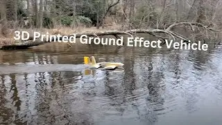 World's First Fully 3D Printed Tandem Wing Ground Effect Vehicle (Ekranoplan)