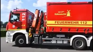F2 | Alarm w&auml;hrend Shooting | WLF-Kran/ELW1 + TLF4000 + LF8 der FF Edewecht