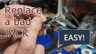 How To Replace a Guitar / Instrument Cable Plug