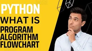 What is a Program? || What is an Algorithm & Flowchart? || python part2 #programming