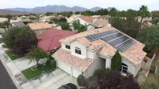 DJI Inspire 1 Solar Home Las Vegas Summerlin 10/25/2015