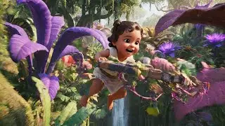 Fortnite Baby Slid Down a Waterfall on a Slide | Kids Songs and Nursery Rhymes