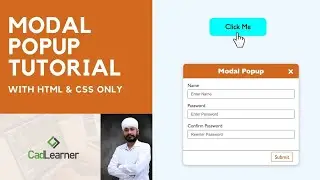 Modal Popup Box Tutorial | HTML & CSS only