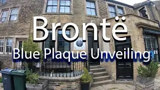 Bront&euml; Blue Plaque Unveiling & Book Launch (30th July 2021), Thornton , Bradford