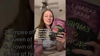 ranking the throne of glass series sarah j maas #booktok #sjm