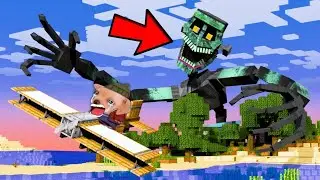 GAMEPLAY NARRADO 🗣️ MIMICER VISITO MI MUNDO DE MINECRAFT   PERO ESCAPE EN AVION