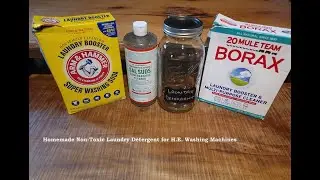 Finally a Homemade Laundry Detergent for H.E Washing Machines