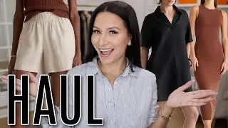 The Ultimate Summer Haul *Linen Essentials and the Perfect Tank Dress* | LuxMommy