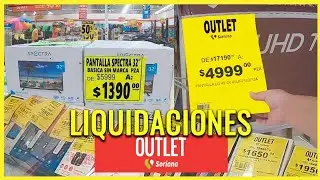 LIQUIDACION de PANTALLAS en Soriana OUTLET - La tienda de REMATES con 99% de DESCUENTO