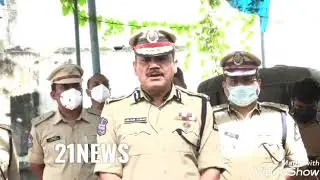 Anjani Kumar IPS Commissioner of Police visited the GHMC Election-Re-Polling center in the Malakpet