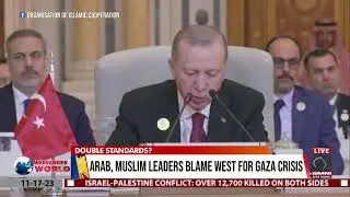 Arab, Muslim leaders blame West for Gaza crisis
