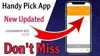 Handy Pick App New Updated 2021 ll Earn Free Bitcoin Fast 2021 #short