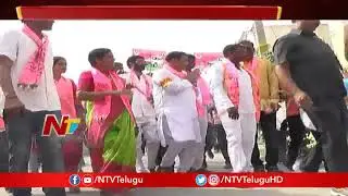 TRS Candidate Bigala Ganesh Gupta Election Campaign in Nizamabad Urban | NTV