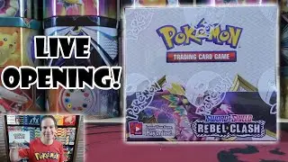 LIVE Rebel Clash Booster Box Opening