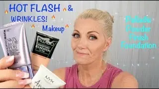 HOT FLASH & Wrinkles! Makeup #49 - Palladio Powder Finish Foundation - BentlyK