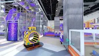 Indoor Sports Playground with Fiberglass Slides Active Fun and Adventure for Kids  indoor sports