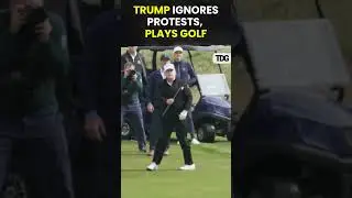 #donaldtrump | Trump relaxes on Scottish links as public dissent intensifies nationwide #viral