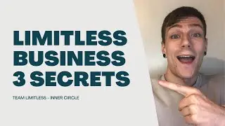 3 Secrets to a Limitless Lifestyle Business | Join Cameron Malcolmson's Inner Circle Training