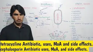 Tetracycline Antibiotic, uses, MoA and side effects.| class 10th chapter pharmacology |