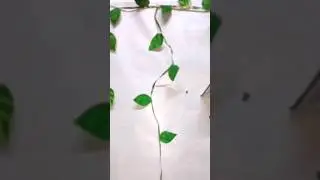 DIY Artificial Leaves 🌿#diy #easy #craft #leavesdiy #decoration #trending #shorts @SHAMAARTISTIC