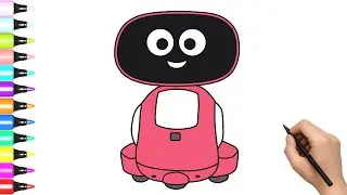 HOW TO DRAW MIKO 3  ROBOT